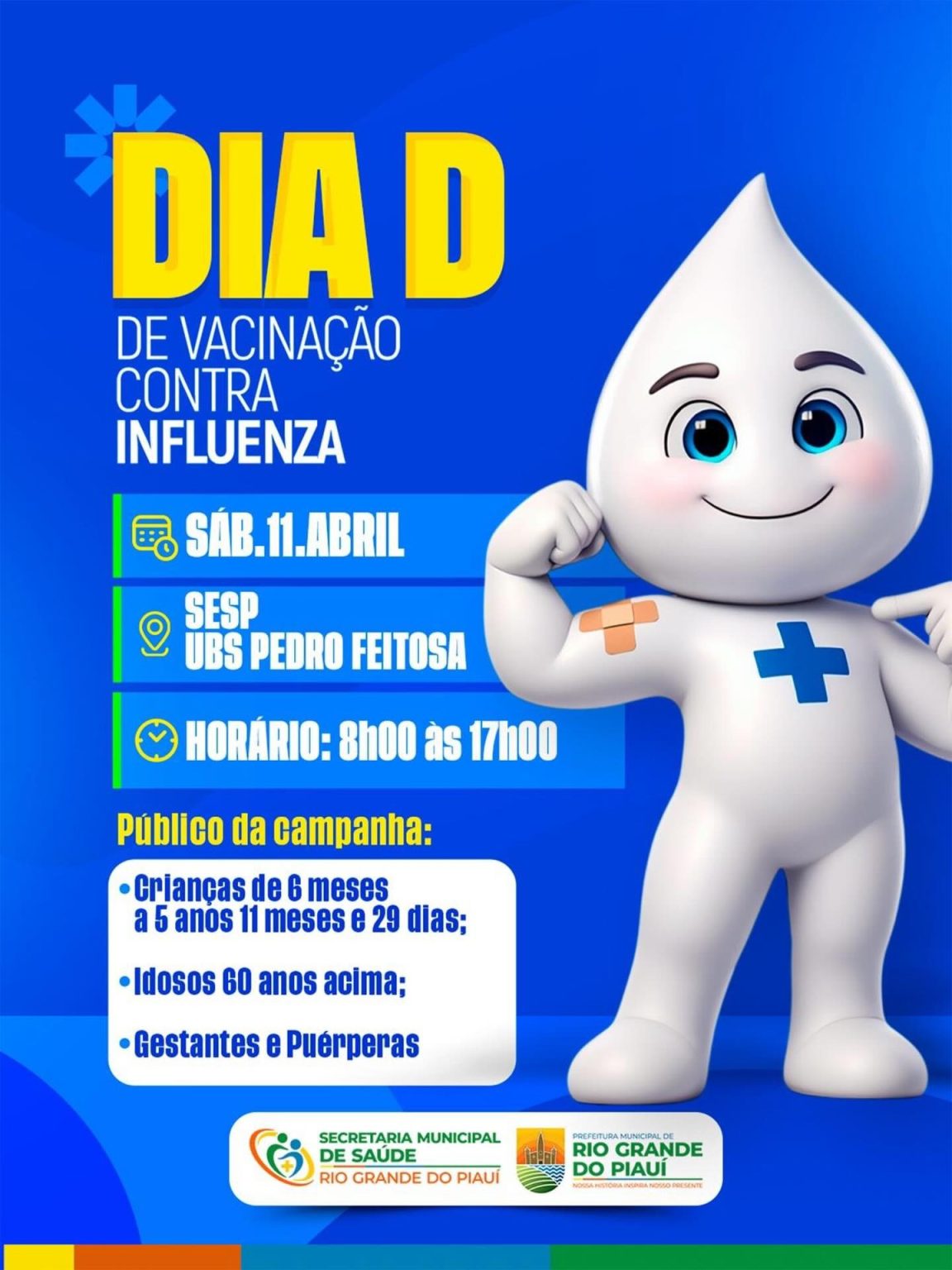 Dia D de Vacinação contra a Influenza!